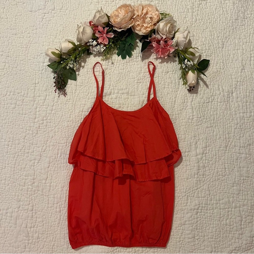 Royama Itchome Ruffle Layered Tank - Picture 8 of 12